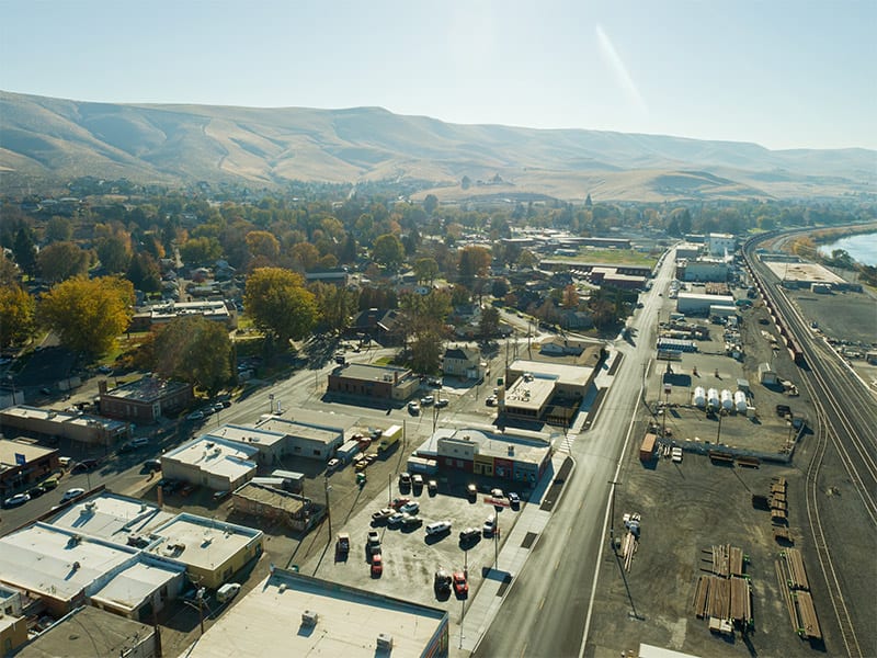 Aerial View of Prosser