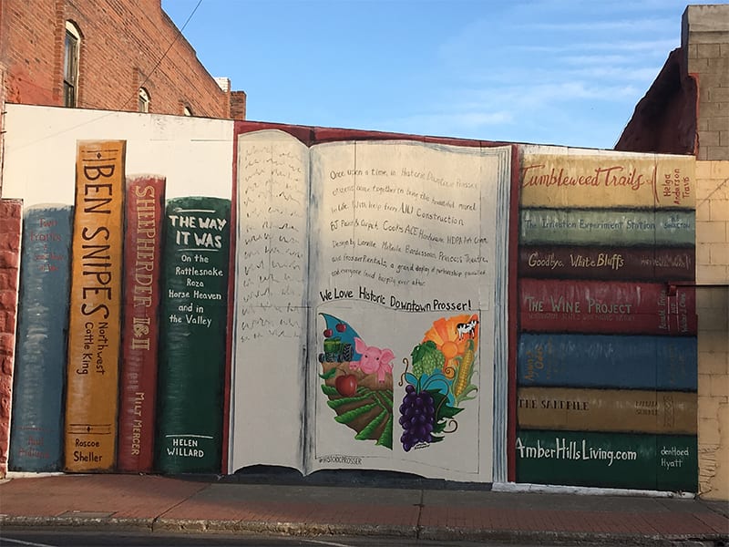 book mural