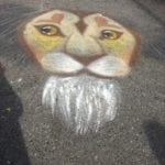 sidewalk chalk art