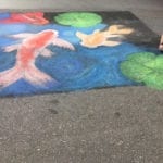 sidewalk chalk art