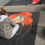 sidewalk chalk art