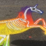 sidewalk chalk art