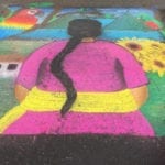 sidewalk chalk art