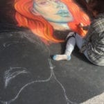 sidewalk chalk art