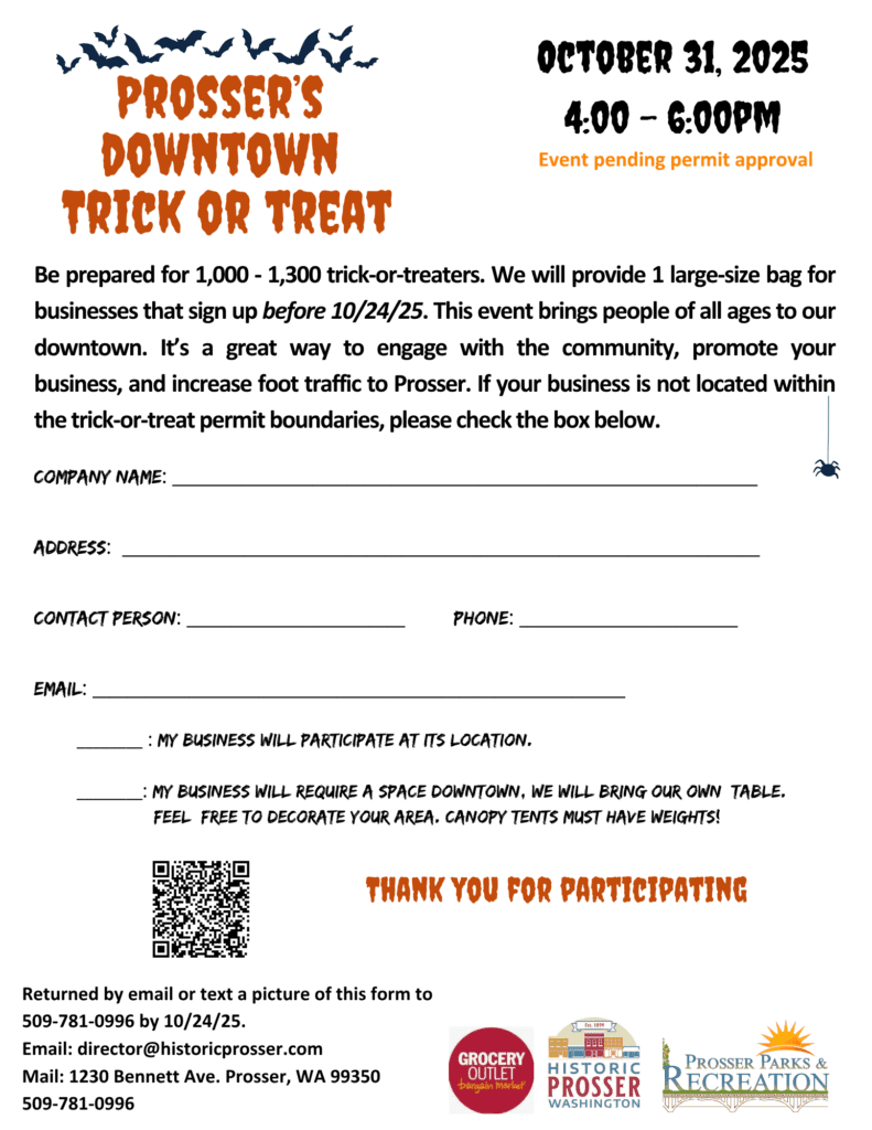 Trick or Treat sign up form Trick or Treat sign up form