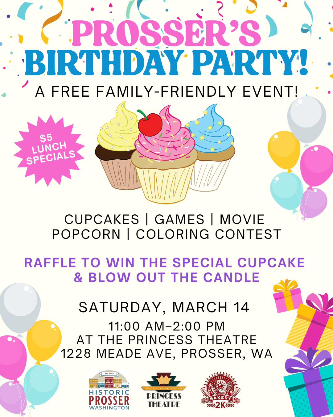 B day flyer from theatre